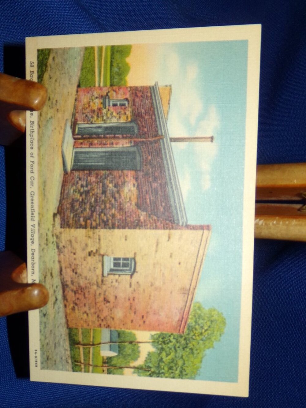Vintage Full Color Birth Place of Ford Car Postcard - Dearborn, MI - Unused